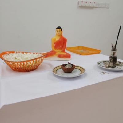 පොසොන් පොහොය නිමිතිකරගෙන පැවති වියංජන 32 ක ආහාර පූජාව